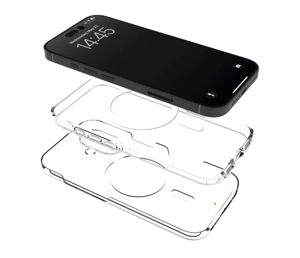 Puro Impact Clear D3O MagSafe do iPhone 16 Plus - przezroczyste - 1346217 - zdjęcie 4